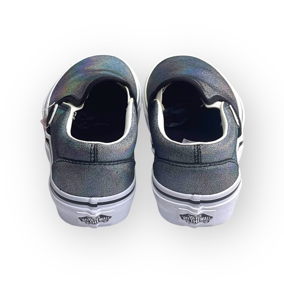 new Vans ™ ®✌︎︎ Prismatic Suede Slip On Sneakers ✌︎︎ Shiny Rainbow Reflective 6 - Picture 4 of 16